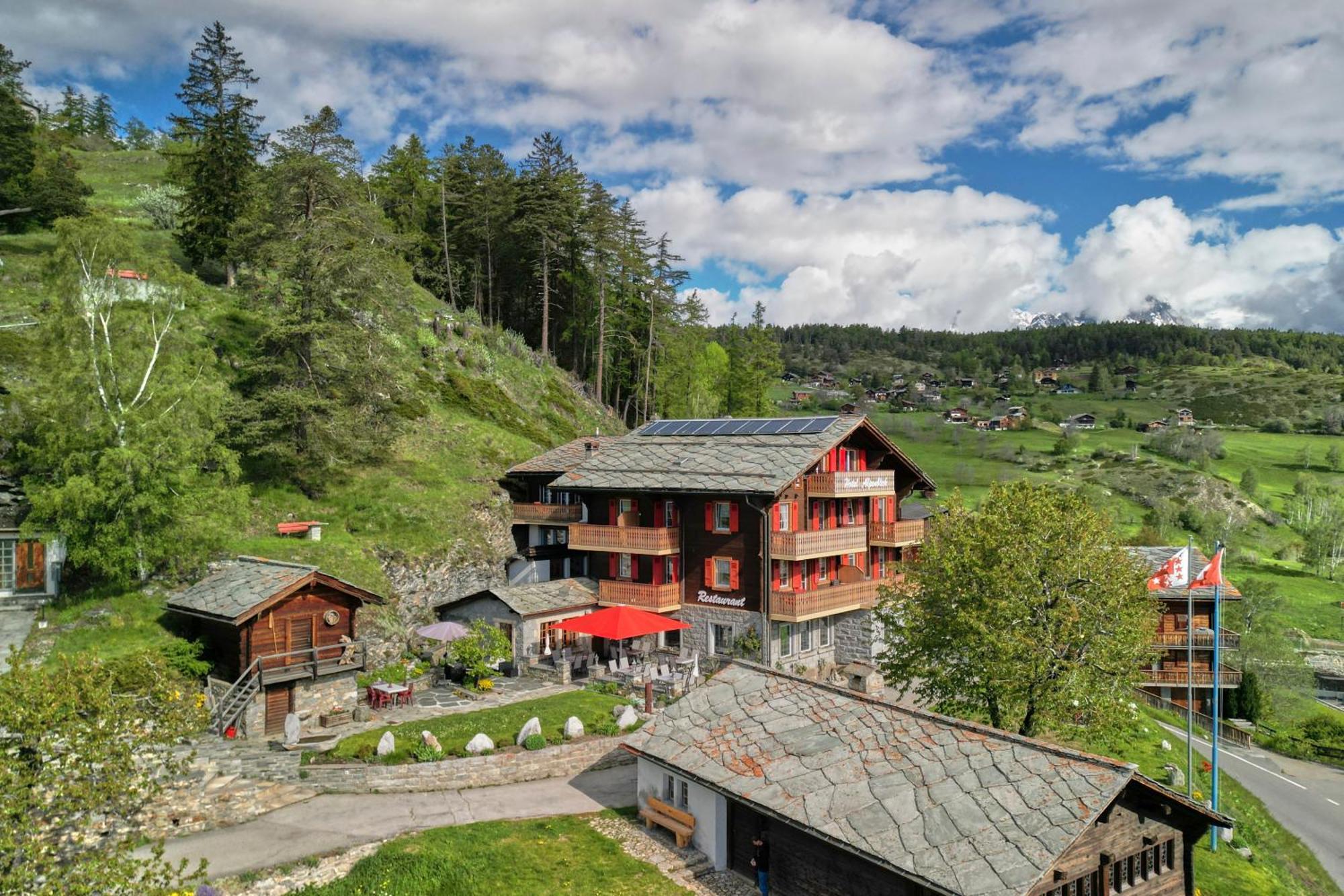 Hotel Alpenblick Zeneggen Ngoại thất bức ảnh